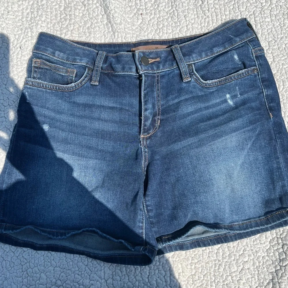 Joe’s Jeans Denim boyfriend shorts- blue- size 27‎